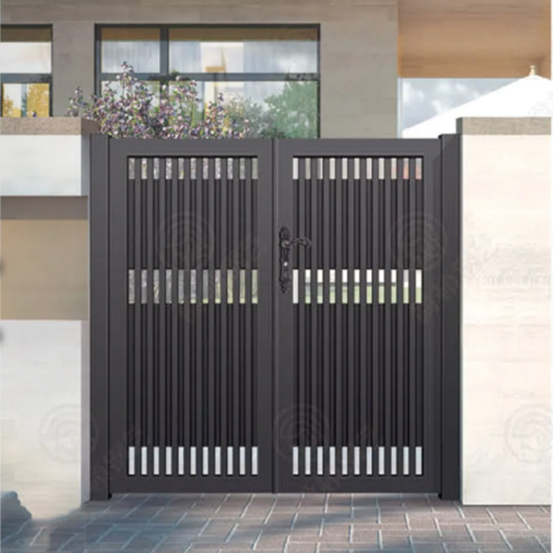 Stainless steel gate courtyard - copy - copy - copy
